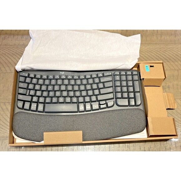 Logitech Wave Keys MK670 Keyboard ONLY No USB Dongle Bluetooth WORKS NEW NIB - Picture 2 of 5